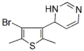 6-(4-BROMO-2,5-DIMETHYL-3-THIENYL)-1,6-DIHYDROPYRIMIDINE Struktur