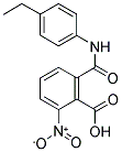 2-([(4-ETHYLPHENYL)AMINO]CARBONYL)-6-NITROBENZOIC ACID Struktur