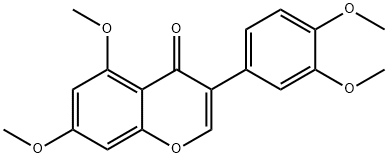 5,7,3',4'-TETRAMETHOXYISOFLAVONE Struktur