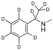 (+/-)-METHAMPHETAMINE-D9 Struktur