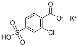 2-CHLORO-4-SULFOBENZOIC ACID, POTASSIUM SALT Struktur