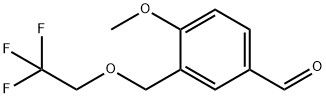 4-METHOXY-3-(2,2,2-TRIFLUORO-ETHOXYMETHYL)-BENZALDEHYDE Struktur