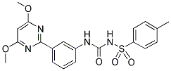 N-[3-(4,6-DIMETHOXYPYRIMIDIN-2-YL)PHENYL]-N'-[(4-METHYLPHENYL)SULPHONYL]UREA Struktur