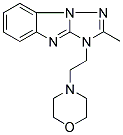 2-METHYL-3-(2-MORPHOLIN-4-YLETHYL)-3H-[1,2,4]TRIAZOLO[1,5-A]BENZIMIDAZOLE Struktur