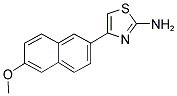 4-(6-METHOXY-NAPHTHALEN-2-YL)-THIAZOL-2-YLAMINE Struktur