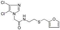 2-(4,5-DICHLORO-1H-IMIDAZOL-1-YL)-N-(2-[(2-FURYLMETHYL)THIO]ETHYL)ACETAMIDE Struktur