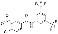 N-[3,5-BIS(TRIFLUOROMETHYL)PHENYL]-4-CHLORO-3-NITROBENZAMIDE Struktur