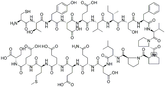 H-(CYS)-THR-TYR-ASP-GLU-VAL-ILE-SER-PHE-VAL-PRO-PRO-PRO-LEU-ASP-GLN-GLU-GLU-MET-GLU-SER-OH Struktur