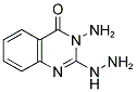 3-AMINO-2-HYDRAZINO-3 H-QUINAZOLIN-4-ONE Struktur