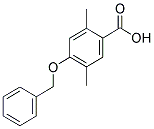 4-(BENZYLOXY)-2,5-DIMETHYLBENZOIC ACID Struktur