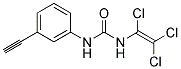 N-(3-ETHYNYLPHENYL)-N'-(1,2,2-TRICHLOROVINYL)UREA Struktur