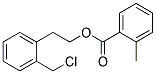 2-(CHLOROMETHYL)PHENETHYL 2-METHYLBENZOATE Struktur