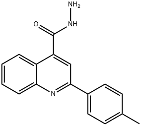 2-P-TOLYL-QUINOLINE-4-CARBOXYLIC ACID HYDRAZIDE Struktur