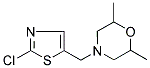 4-[(2-CHLORO-1,3-THIAZOL-5-YL)METHYL]-2,6-DIMETHYLMORPHOLINE Struktur