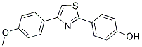 4-(4-(4-METHOXYPHENYL)THIAZOL-2-YL)PHENOL Struktur