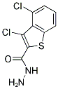 3,4-DICHLORO-BENZO[B]THIOPHENE-2-CARBOXYLIC ACID HYDRAZIDE Struktur