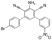 5'-AMINO-4''-BROMO-3-NITRO-[1,1':3',1'']TERPHENYL-4',6'-DICARBONITRILE Struktur