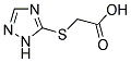 (4H-1,2,4-TRIAZOL-3-YLTHIO)ACETIC ACID Struktur