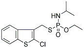 [(2-CHLOROBENZO[B]THIOPHEN-3-YLMETHYL)THIO]ISOPROPYLAMIDO ETHYLPHOSPHATE Struktur