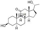 5-ALPHA-PREGNAN-3-BETA, 20-BETA-DIOL-11-ONE Struktur