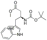 N-BETA-BOC-L-BETA-HOMOTRYPTOPHAN METHYL ESTER Struktur