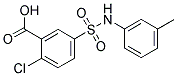 2-CHLORO-5-M-TOLYLSULFAMOYL-BENZOIC ACID Struktur