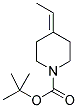 4-ETHYLIDENE-PIPERIDINE-1-CARBOXYLIC ACID TERT-BUTYL ESTER Struktur