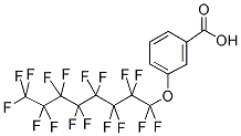 3-(PERFLUORO-1-OCTYLOXY)BENZOIC ACID Struktur