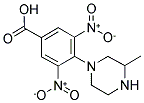 4-(3-METHYLPIPERAZIN-1-YL)-3,5-DINITROBENZOIC ACID Struktur