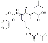 Z-LYS(BOC)-LEU-OH Struktur