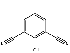 2-HYDROXY-5-METHYLISOPHTHALONITRILE Struktur