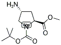 (2S,4R)-4-AMINO-1-BOC-PYRROLIDINE-2-CARBOXYLIC ACID METHYL ESTER Struktur