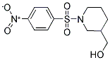 (1-[(4-NITROPHENYL)SULFONYL]-3-PIPERIDINYL)METHANOL Struktur