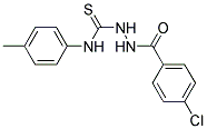 2-(4-CHLOROBENZOYL)-N-(4-METHYLPHENYL)HYDRAZINECARBOTHIOAMIDE Struktur