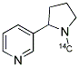 NICOTINE, DL [N-METHYL 14C] Struktur