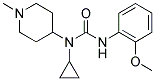 N-(CYCLOPROPYL)-N'-(2-METHOXYPHENYL)-N-(1-METHYLPIPERIDIN-4-YL)UREA Struktur