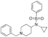 N-(1-BENZYLPIPERIDIN-4-YL)-N-(CYCLOPROPYL)BENZENESULPHONAMIDE Struktur