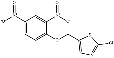 (2-CHLORO-1,3-THIAZOL-5-YL)METHYL 2,4-DINITROPHENYL ETHER Struktur