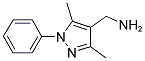 C-(3,5-DIMETHYL-1-PHENYL-1H-PYRAZOL-4-YL)-METHYLAMINE Struktur