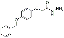 (4-BENZYLOXY-PHENOXY)-ACETIC ACID HYDRAZIDE Struktur