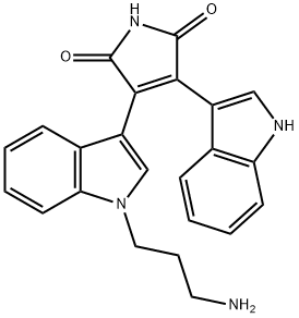 BISINDOLYLMALEIMIDE III Struktur