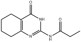 N-(4-OXO-3,4,5,6,7,8-HEXAHYDRO-2-QUINAZOLINYL)PROPANAMIDE Struktur