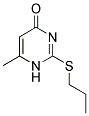 6-METHYL-2-(PROPYLTHIO)PYRIMIDIN-4(1H)-ONE Struktur