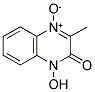 1-HYDROXY-3-METHYL-1H-QUINOXALINE-2-ONE 4-OXIDE Struktur