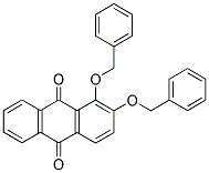 1,2-BIS(BENZYLOXY)ANTHRAQUINONE Struktur