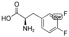 D-3,4-DIFLUOROPHENYLALANINE Struktur