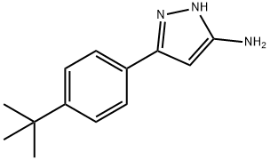 3-(4-TERT-BUTYLPHENYL)-1H-PYRAZOL-5-AMINE Struktur