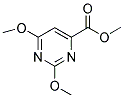 2,6-DIMETHOXYPYRIMIDINE-4-CARBOXYLIC ACID METHYL ESTER Struktur