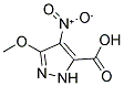 5-METHOXY-4-NITRO-2H-PYRAZOLE-3-CARBOXYLIC ACID Struktur