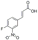 4-FLUORO-3-NITROCINNAMIC ACID Struktur